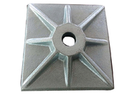 Concrete Tie Rod Square Washer Plates / Steel Pressed Formwork Waler Plate