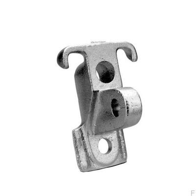 Hοt Dip Galvanizing Iron Casting Pole Eye Plate Guy Hook